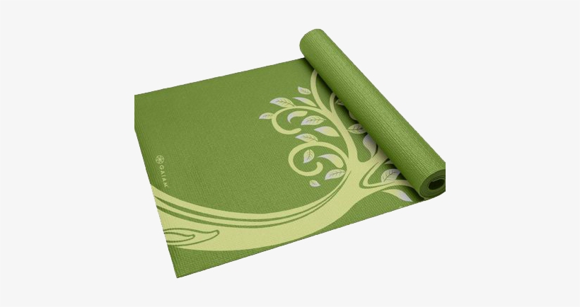 Yoga Mat - Blue - Gaiam Print Yoga Mat, Tree Of Wisdom, 3mm, transparent png download