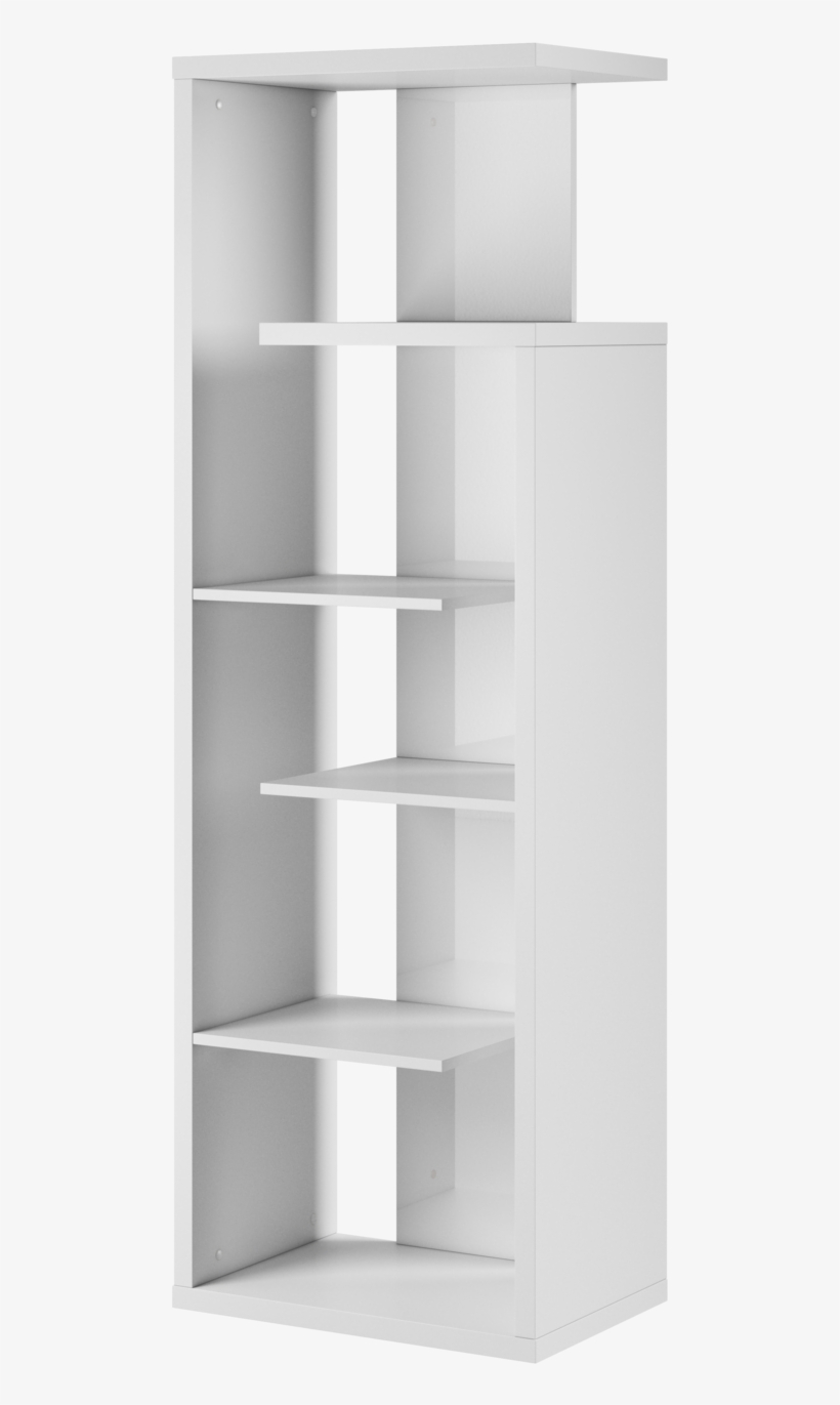 Cinema Bookshelf - Regál Cinema Bílý/bílý Lesk, transparent png download