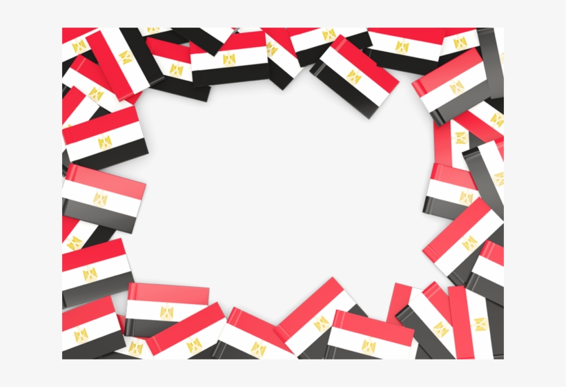 Egypt Flag Frame, transparent png download