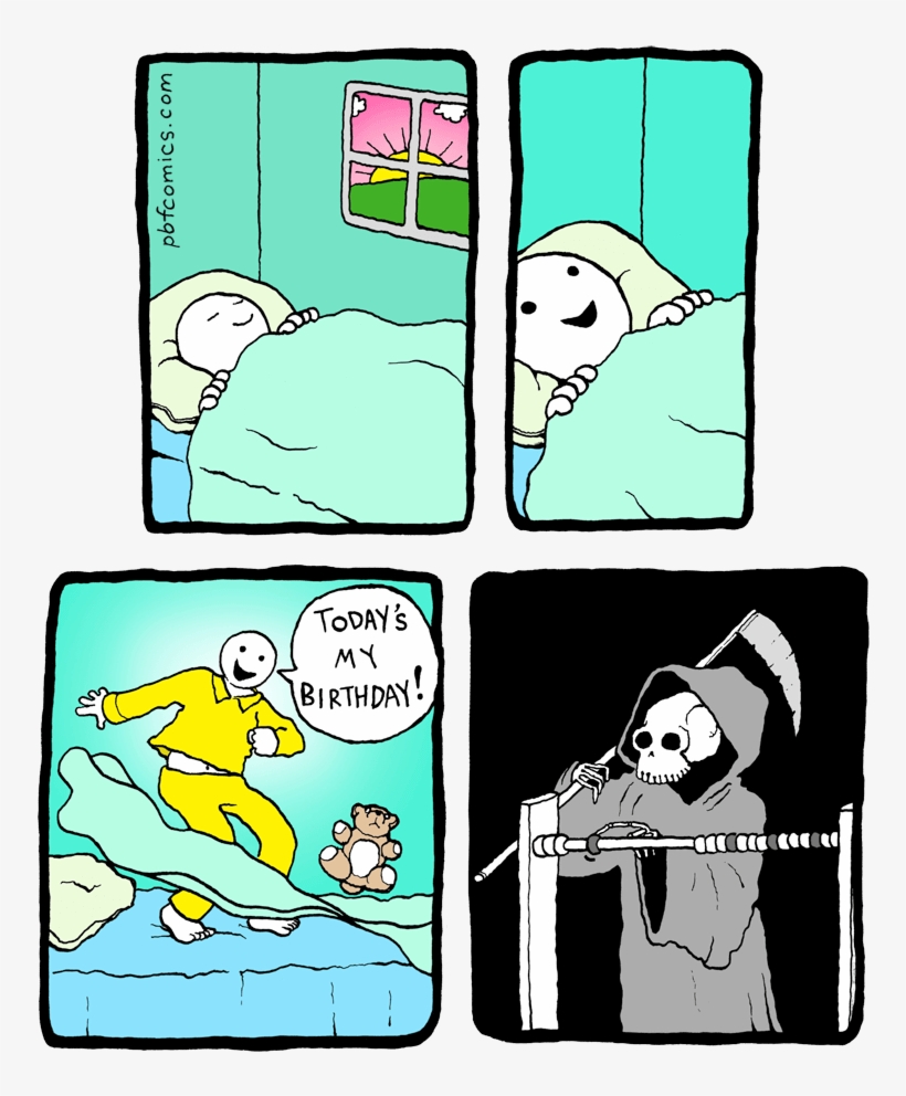 Todays My Birthday - Comics With Dark Endings, transparent png download