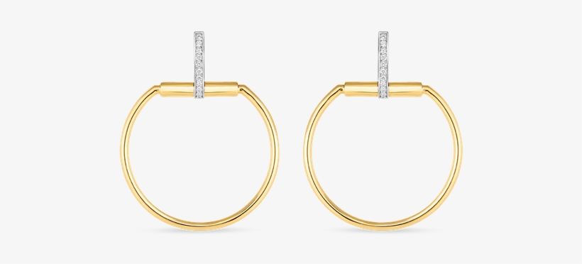Roberto Coin Earrings With Diamonds - Earrings, transparent png download