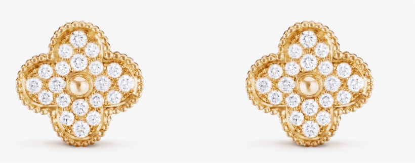 Van Cleef Earrings, transparent png download