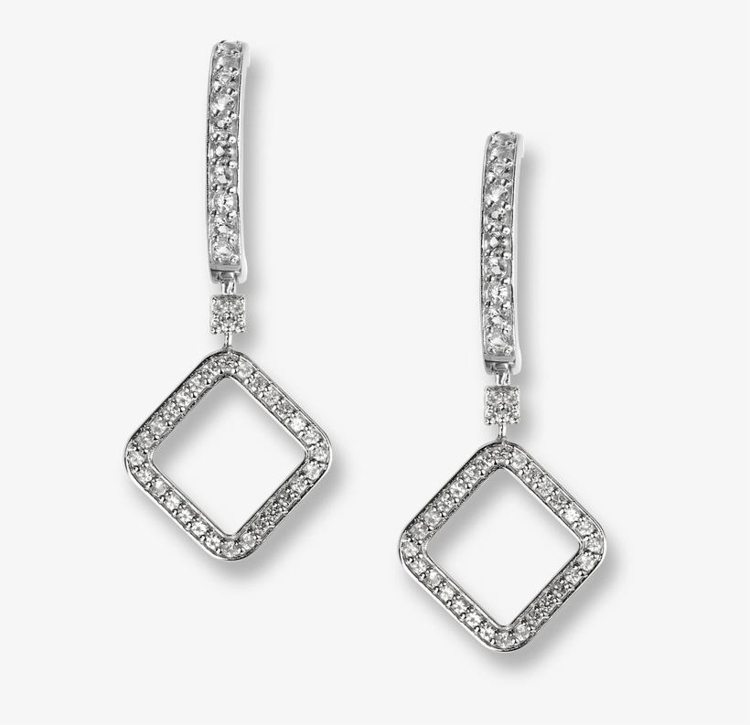 Nicole Barr Designs Sterling Silver Stud Earrings - Earring, transparent png download