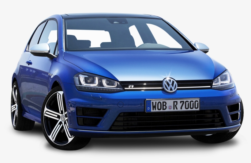 Volkswagen Golf Blue Car Png Image - Golf Gti 2016 Precio Mexico, transparent png download
