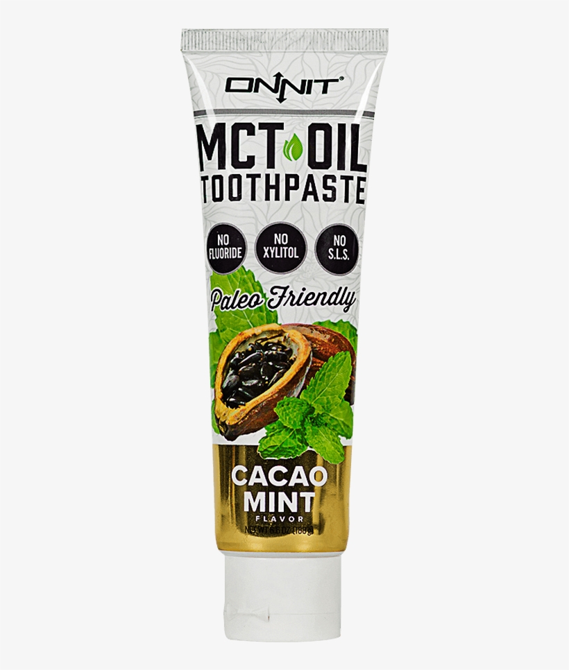 Mct Oil Toothpaste - Onnit Mct Oil Toothpaste - Cacao Mint (6.6oz), transparent png download