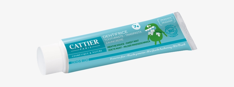 Dentifrice 7 Ans Et - Cattier Toothpaste For Children 7 Years + 50ml 50 Ml, transparent png download