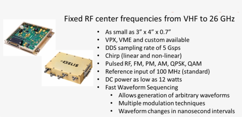 Exelis Rf Waveform Generator Vhf-26ghz - 12 Ghz Synthesizer, transparent png download