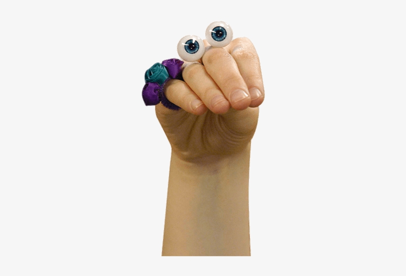 Oobi Uma Mouth Closed Png Show With Hands And Googly Eyes PNG Image