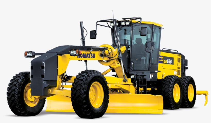 Grader - Komatsu Gd675 5, transparent png download
