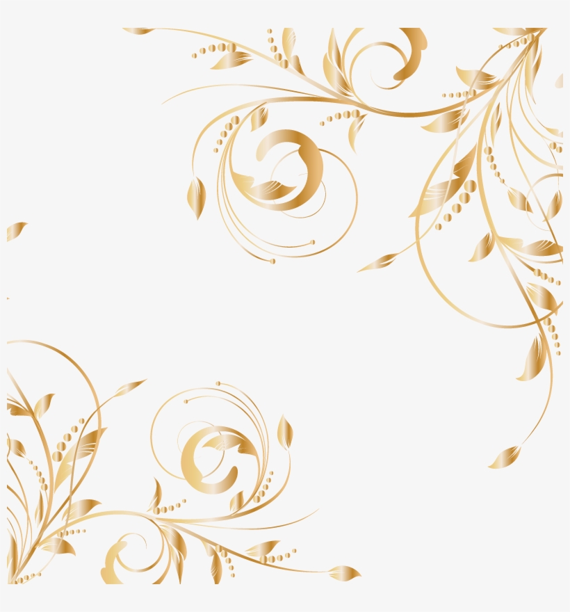 Image Black And White Euclidean Patterns Transprent - Golden Pattern Png, transparent png download