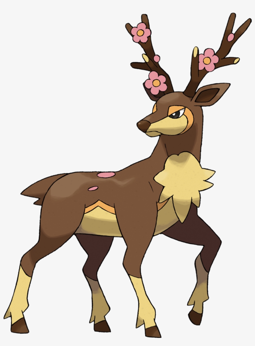 Sawsbuck - Sawsbuck Pokemon, transparent png download
