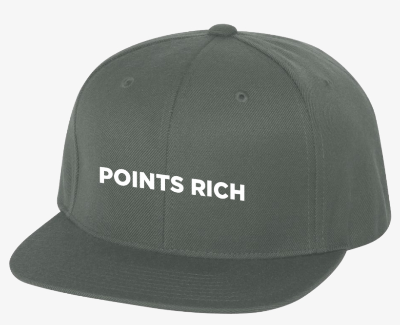 Points Rich Grey Snapback - Baseball Cap, transparent png download