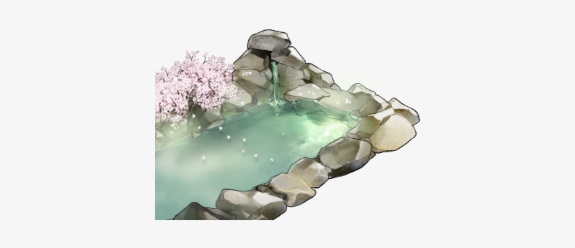 Hot Spring Bath - 艦 これ 風呂 家具, transparent png download