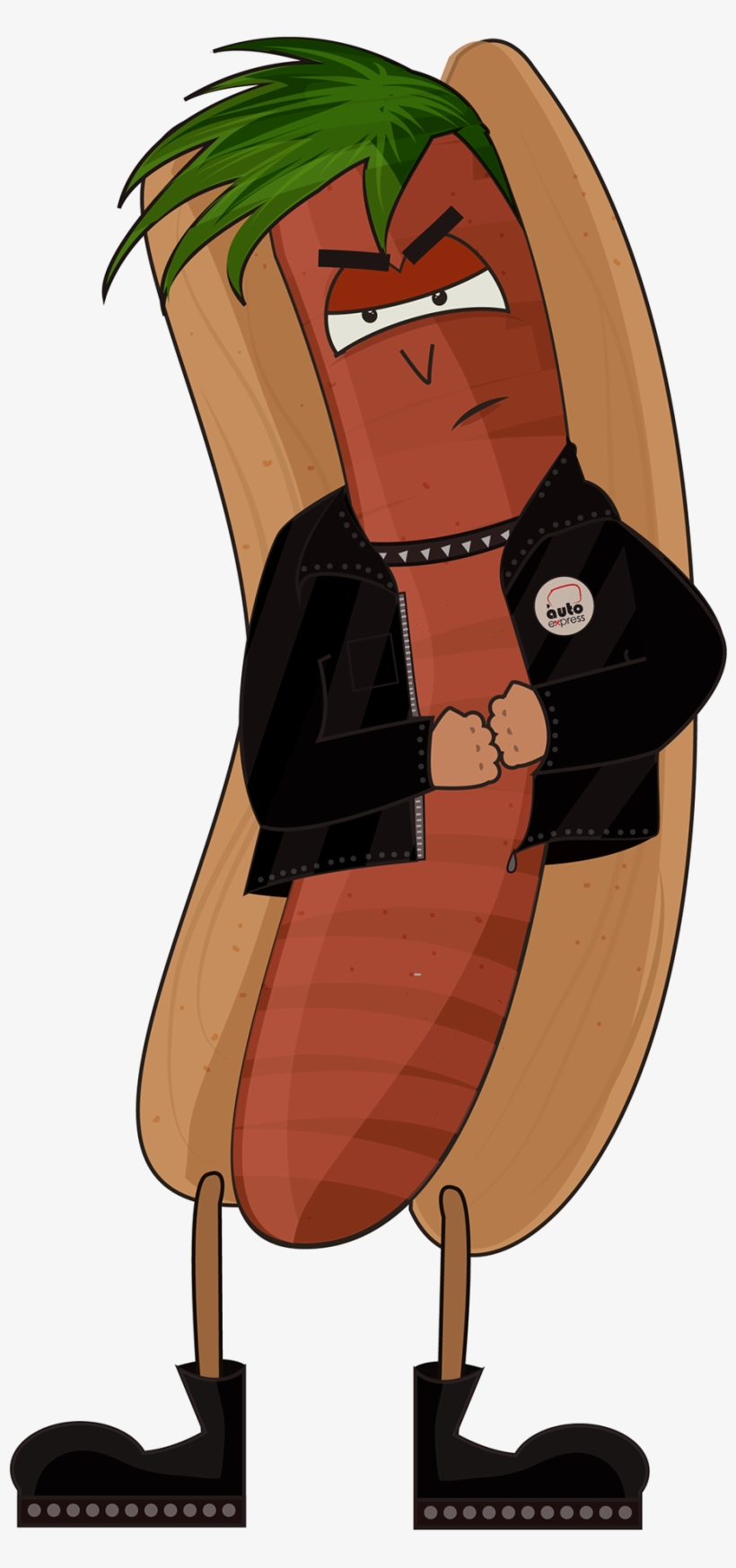 Auto Express Naughty Hot Dogs On Behance Clip - Characters Hot Dogs, transparent png download