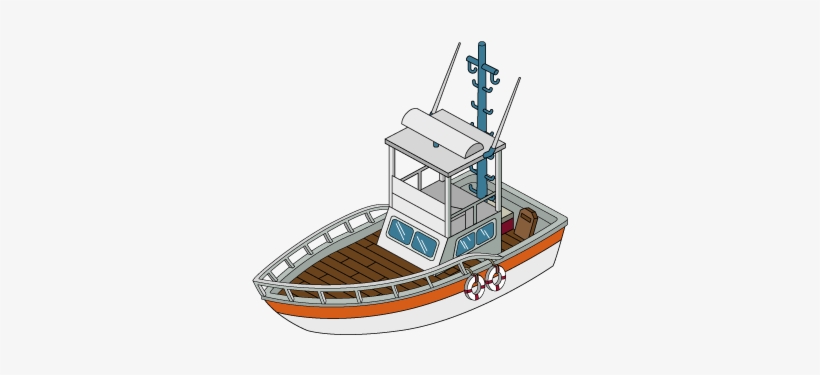 Decoration Fishingboat Thumbnail - Guy In Boat Png, transparent png download