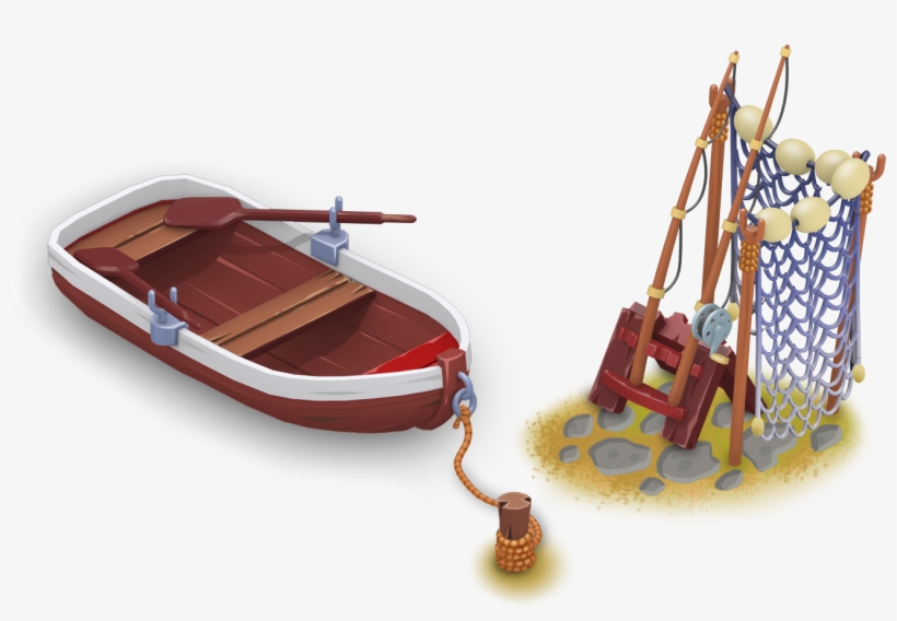 Fishing Boat Repaired - Fishing, transparent png download