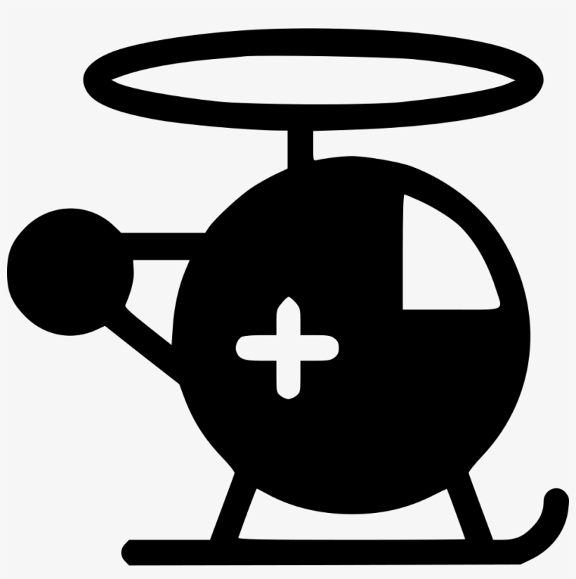 Chopper Helicopter Medical Copter Flying Transport, transparent png download