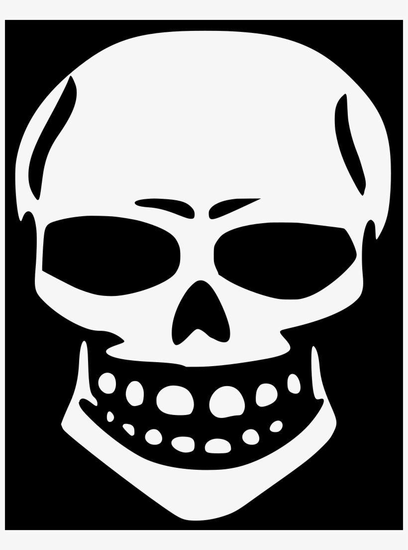 Download Png - Skull Stencil, transparent png download