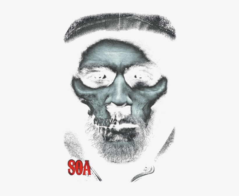 Sons Of Anarchy Skull Face Juniors Tank - Face, transparent png download