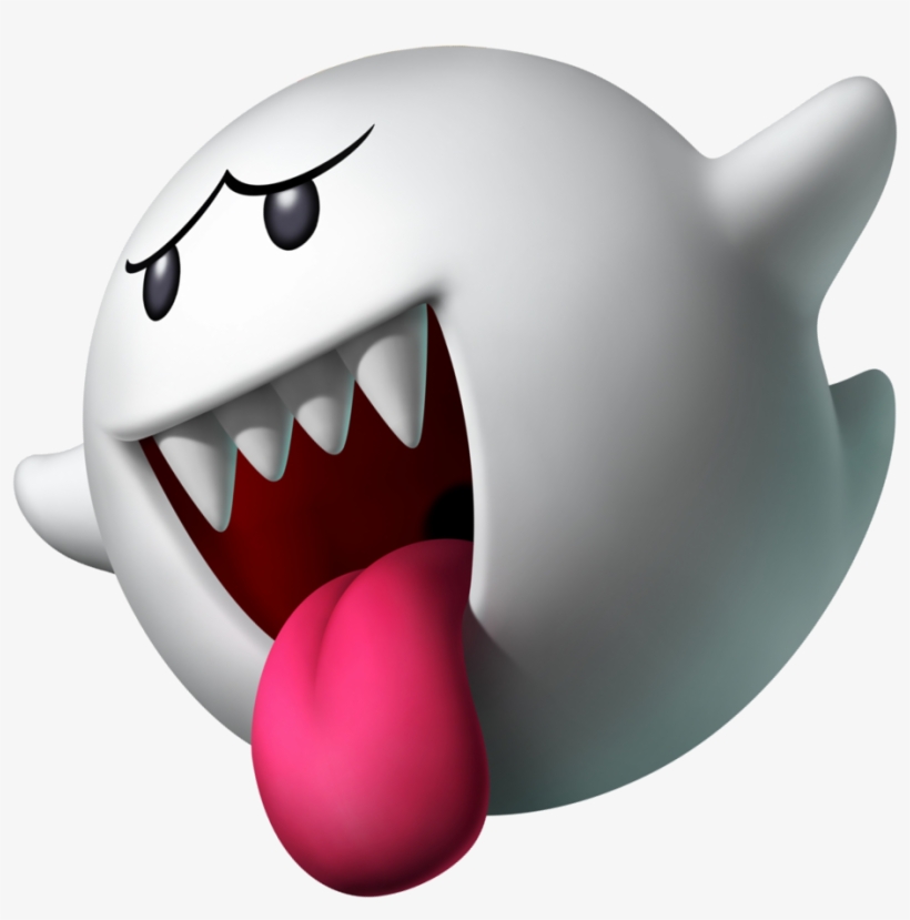 Big Boo Nsmbdiy - Boo Ghost Super Mario, transparent png download