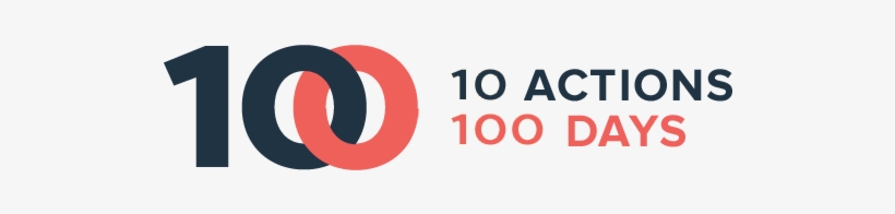 10 Actions In The First 100 Days - 10 Actions For 100 Days, transparent png download