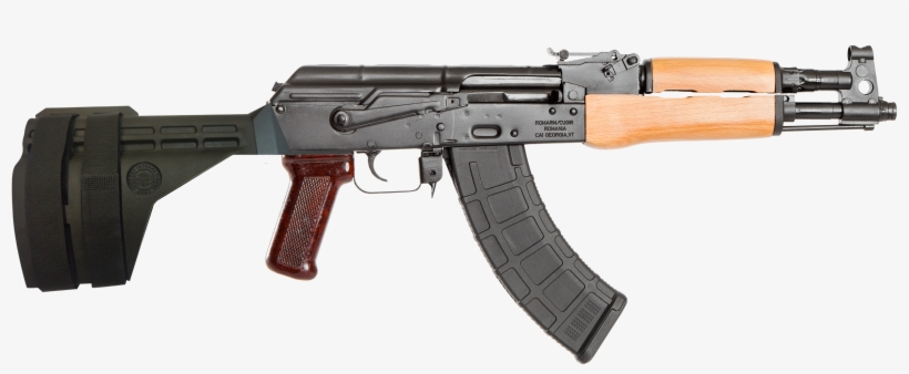 Century Hg1916cn Draco Ak Pistol With Brace Ak Pistol - Ak Pistols, transparent png download