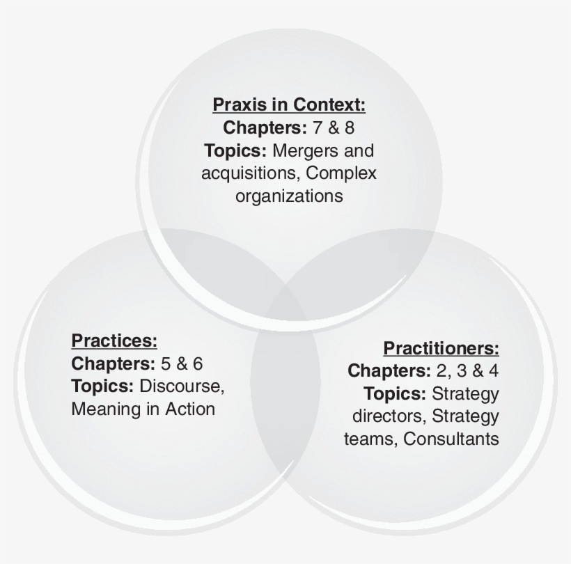 The Chapters And Key Themes Of The Textbook - Strategy Praxis, transparent png download