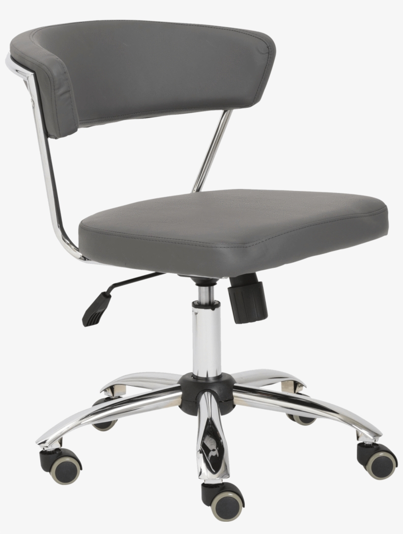 Draco Office Chair - Draco Leather Office Chair Eurostyle Color: Gray, transparent png download