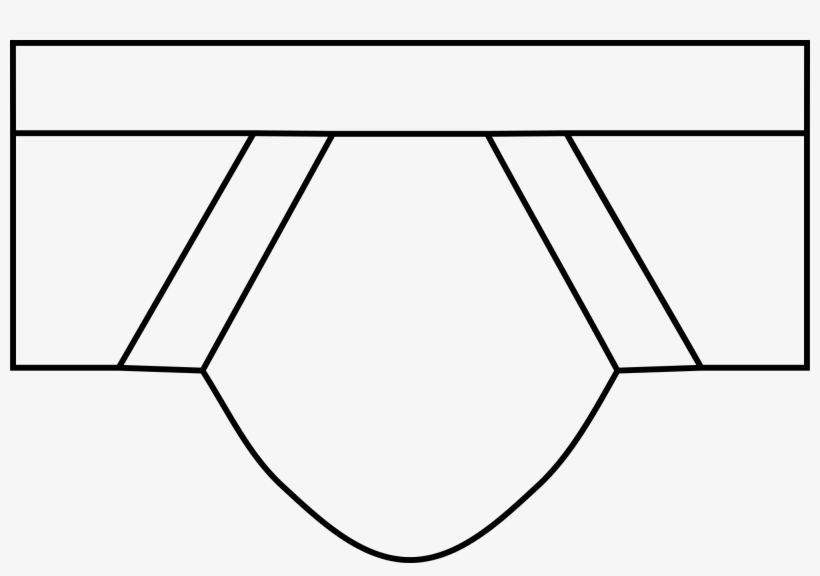 Open - Underwear Outline Clipart Png, transparent png download
