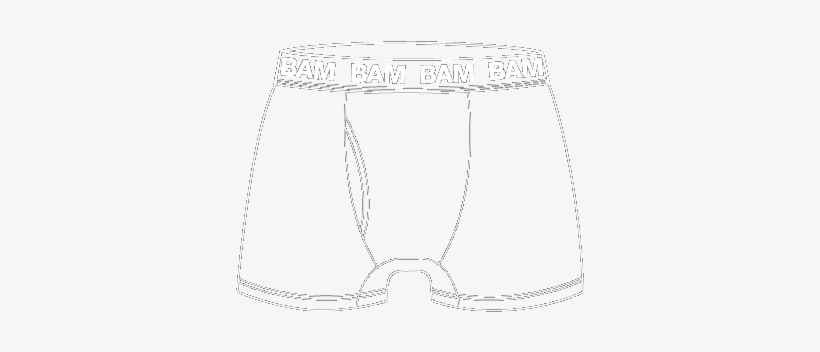 Men's Bamboo Underwear - Drawing, transparent png download