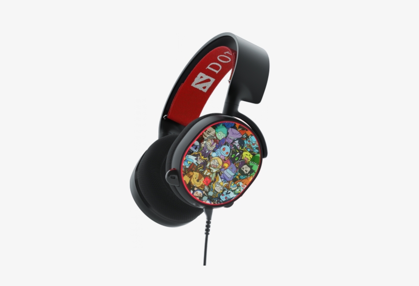 Steelseries Arctis - Headset Steelseries Arctis 5 Dota 2 Edition, transparent png download