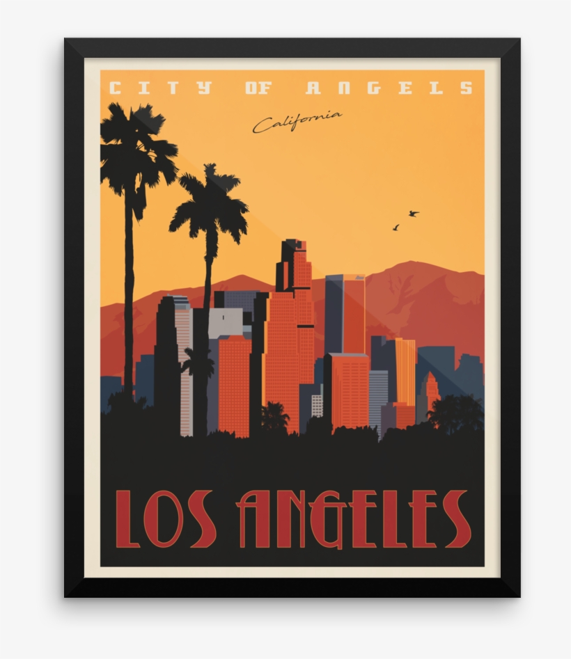 Los Angeles Travel Poster - Los Angeles Travel, transparent png download