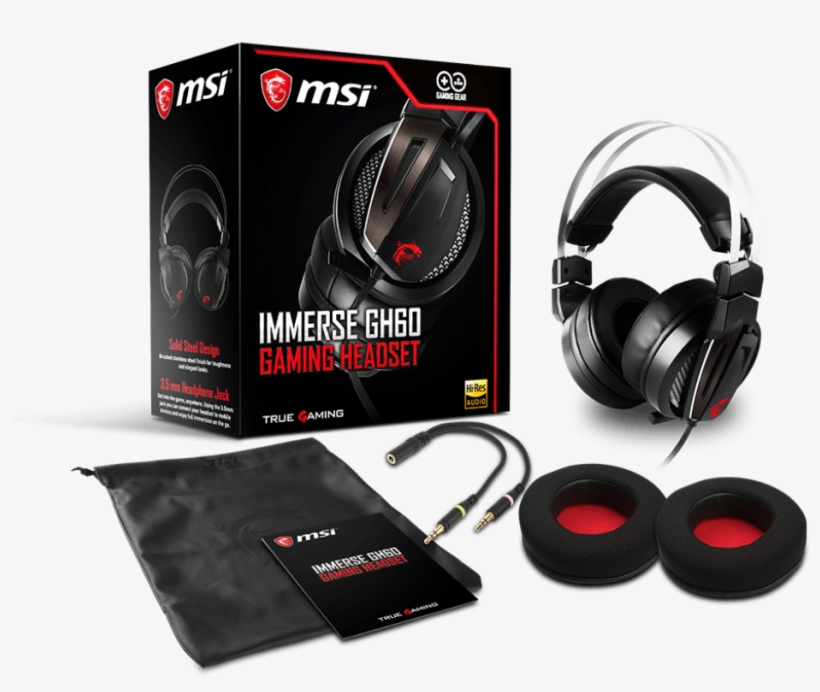 A Gaming Headset Wouldn't Be Complete Without A Microphone - Immerse Gh60 Gaming Headset, transparent png download
