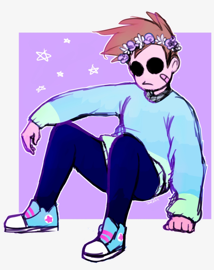 Eddsworld With Flower Crown, transparent png download