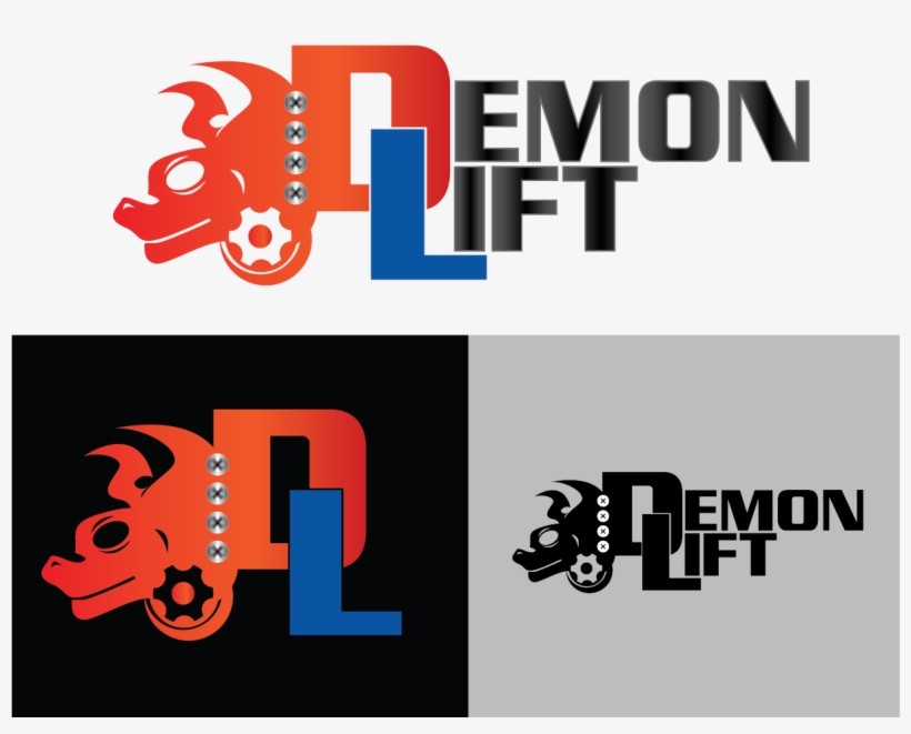 Bold, Playful, Automotive Logo Design For Demon Lift - Demon, transparent png download