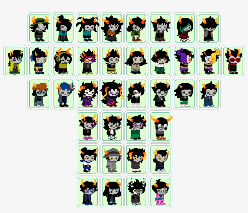 Every Troll Call Traditional Sprite - Homestuck Troll Sprites, transparent png download