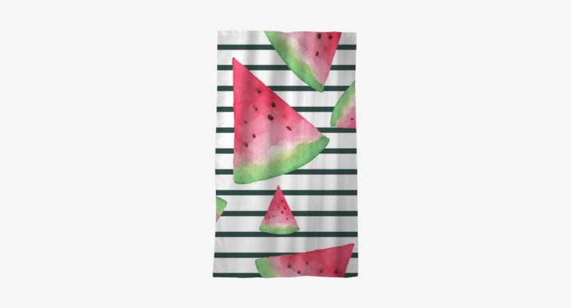Hand Drawn Watercolor - Watermelon, transparent png download