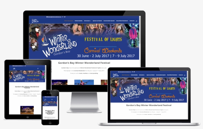 Winter Wonderland - Responsive Web Design, transparent png download