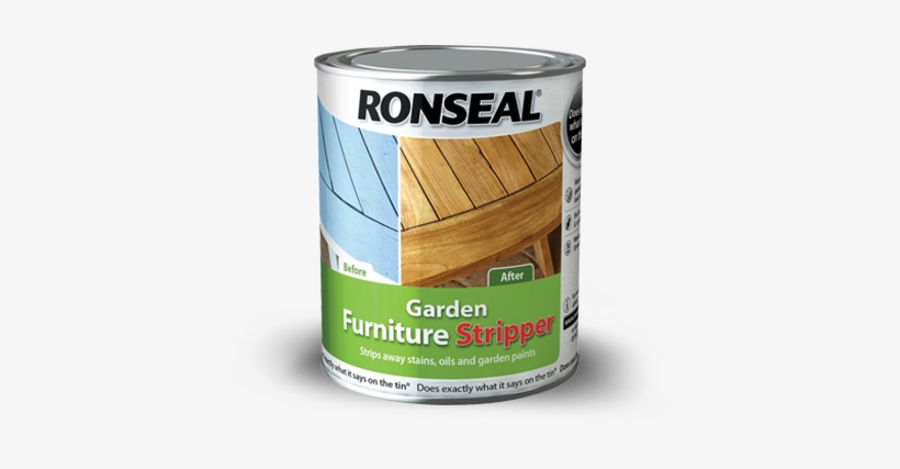 Garden Furniture Stripper 1l V7 - Ronseal Garden Furniture Stripper, transparent png download