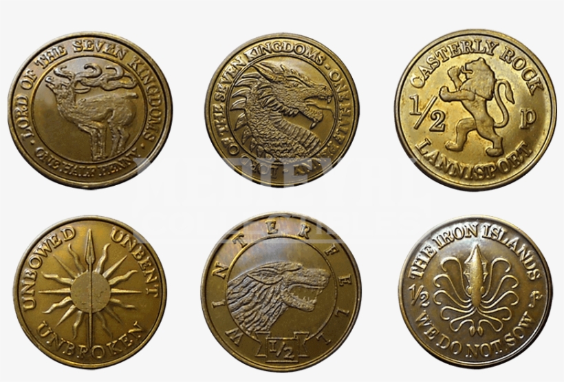 Game Of Thrones Set Of Half-pennies, transparent png download