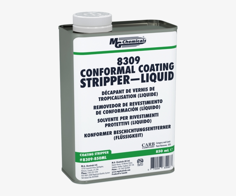 8309 850ml-419 - Mg Chemicals Dimethyl Carbonate, 945 Ml Metal Can, transparent png download