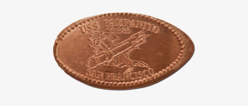 Uss Pampanito Penny - Coin, transparent png download