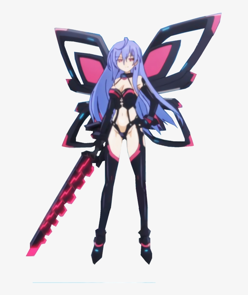 Iris Heart Render By Jessymoonn-dalszh4 - Hyperdimension Neptunia Iris Heart Wings, transparent png download