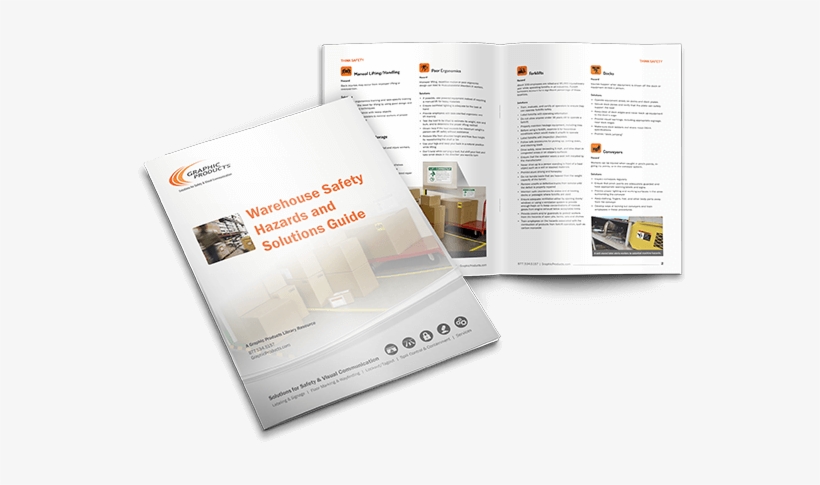 Warehouse Safety Hazards And Solutions Guide Spread - Industry, transparent png download