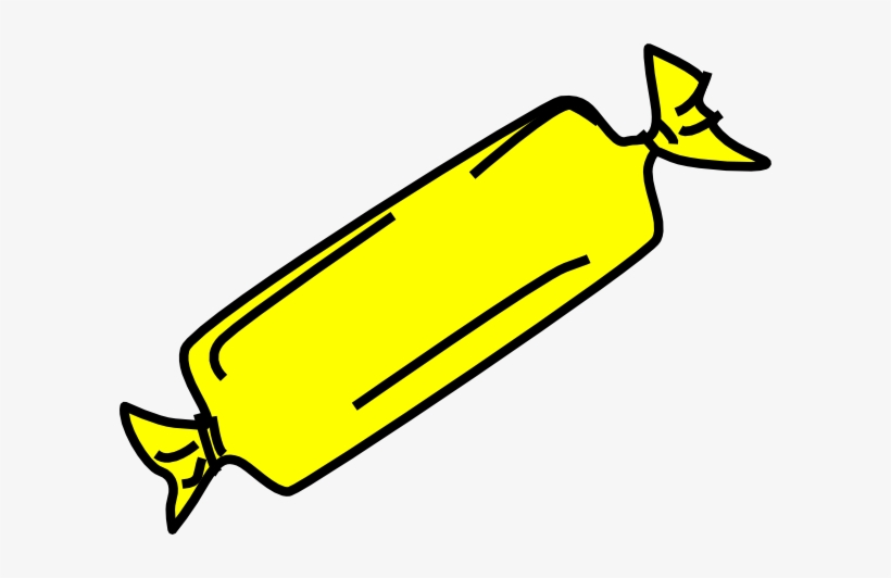 Graphic Transparent Candy Bar Clipart - Yellow Candy Clipart, transparent png download