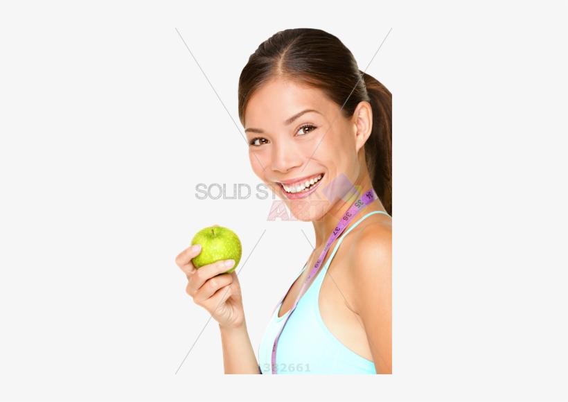 Stock Photo Of Smiling Asian Brunette Girl With Purple - Women Health Talk, transparent png download