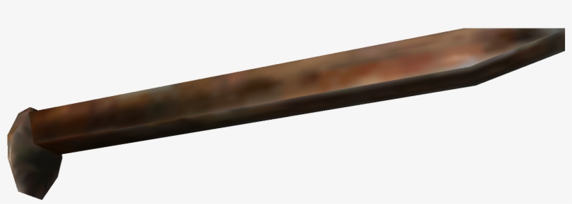Fo3 Railway Spike - Hardwood, transparent png download