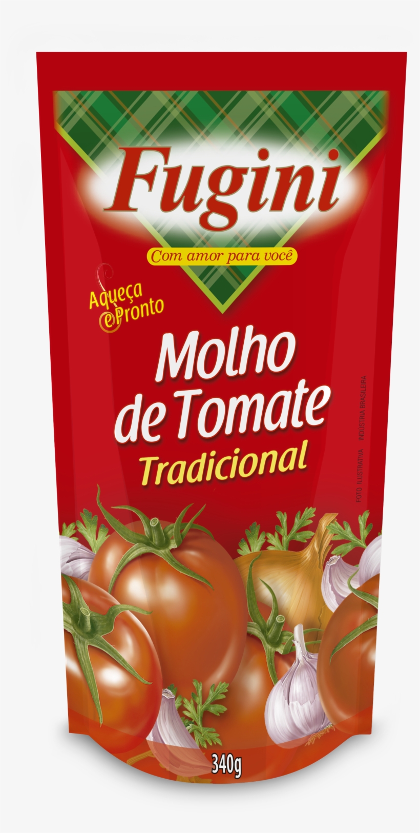 Molho De Tomate Tradicional Fugini - Fugini, transparent png download