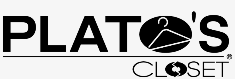 Pc Black Logo - Plato's Closet Logo Black, transparent png download