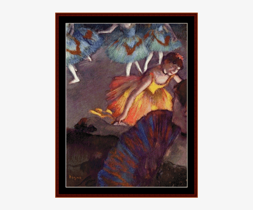 Ballet, From The Opera Box, - Edgar Degas Ballerina And Lady With A Fan, transparent png download